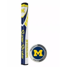NEW Team Golf University of Michigan SuperStroke Putter Grip w/ Ball Marker