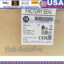Allen Bradley Sealed 5094-IF8 SER A Flex 5000 Input 8 Current/Volt US Free Tax