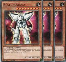 yugioh 3x Rüstungsroid HSRD-DE047 COMMON DEUTSCH