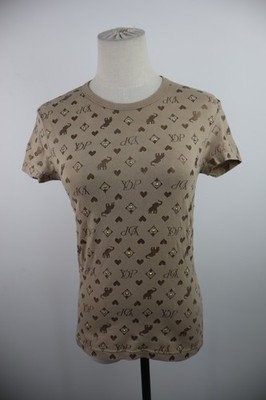 VIA DELLE PERLE VDP DAMEN SHIRT GR. 42 T-SHIRT DAMEN ITALIEN VINTAGE TOP LOGO