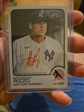 2022 Topps Heritage - Anthony Rizzo #ROA-AR Red Ink 72/73