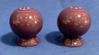 Homer Laughlin Fiesta "Claret" Salt & Pepper Shakers~Fiestaware~2016-2017 - EUC!