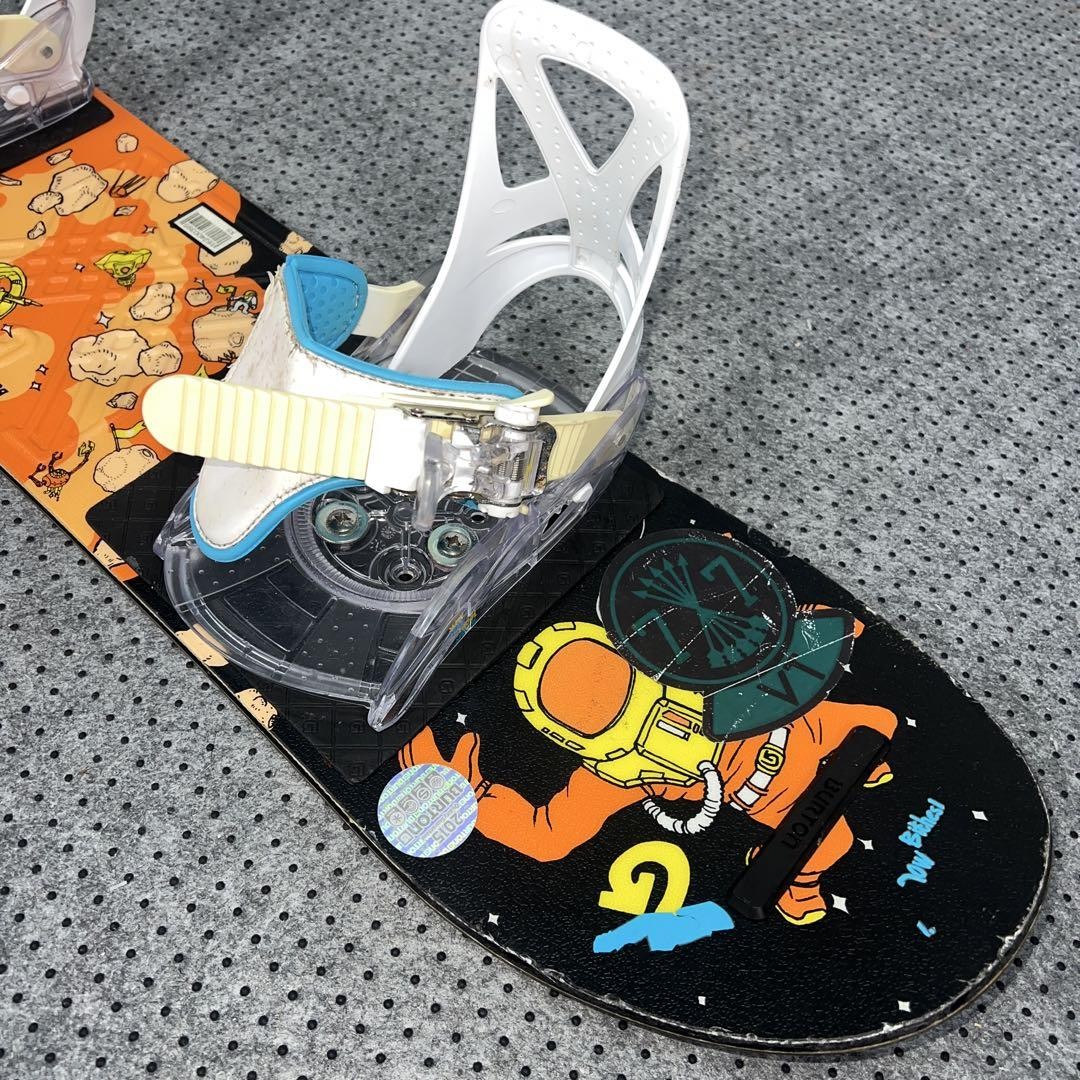10回使用 キッズスノーボード BURTON LTR 90cm＋バイン＋ブーツ Used 10 times Kids snowboard BURTON LTR 90cm + Vine + Boots
