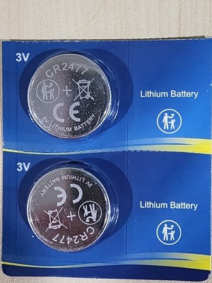 2 pc Tcbest CR2477 2477 Lithium Coin Cell 3V Battery Fresh