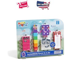 Numberblocks Friends Six to Ten Figures Set Educational Counting Toy Kids Age...
