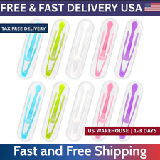Contact Lens Remover Tool Case Set Plastic 2.76 Inches Blue Green White Pink