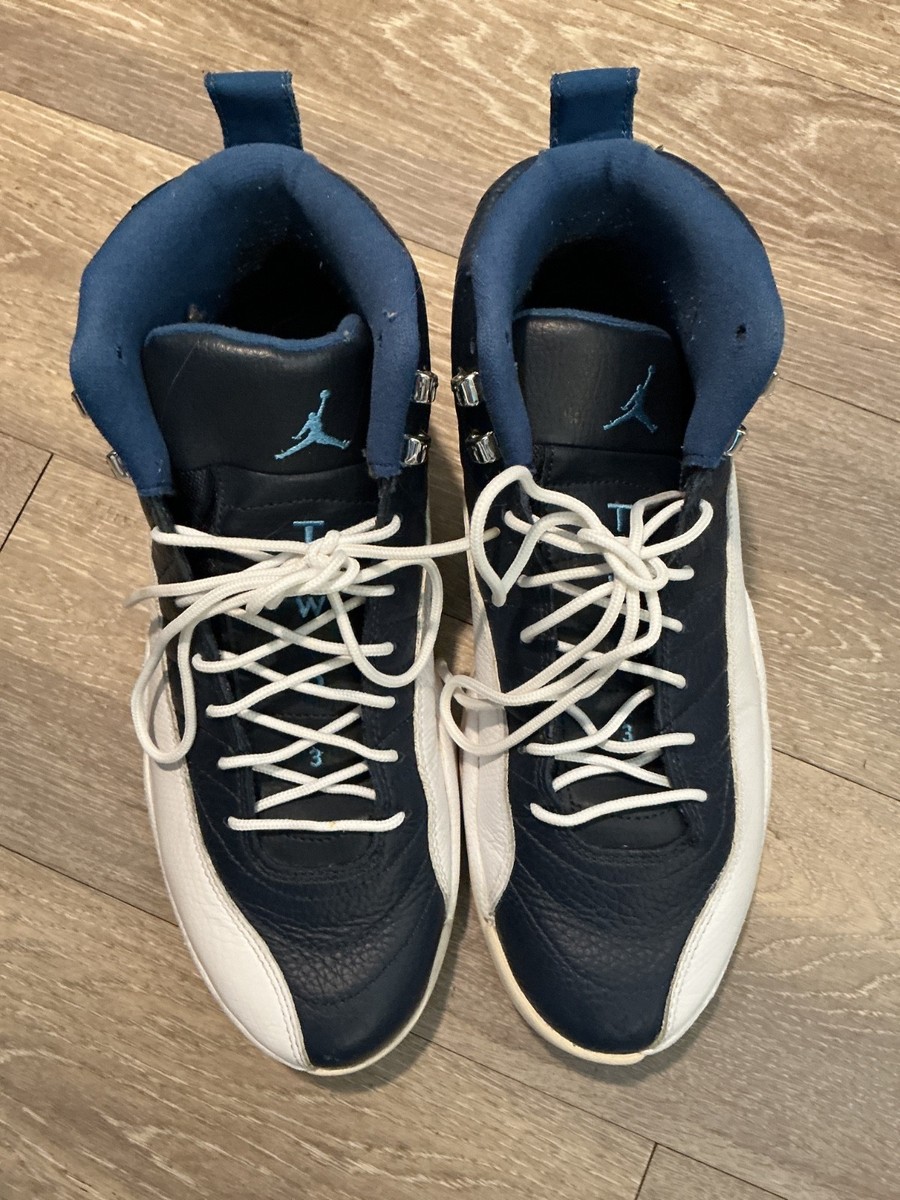 Size 11 Air Jordan 12 Retro 2012 Obsidian Men's 130690-410 With