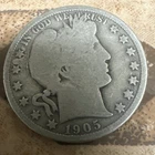 1905 o barber half dollarRare!!