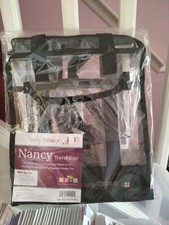 Totally Tiffany Nancy Travel Tote Craft Bag Black Brand New