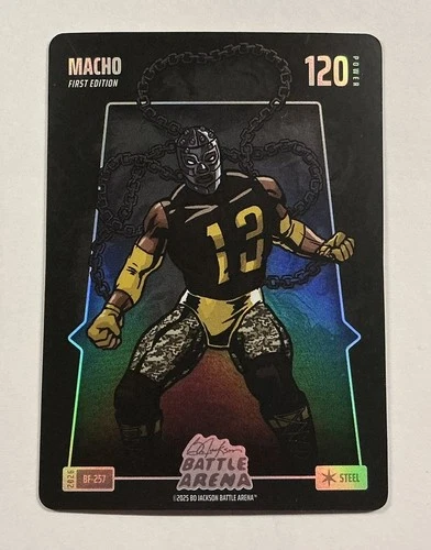 2026 Bo Jackson Battle Arena #BF-257 MACHO Manny Machado Steel Battlefoil