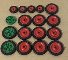 250 Vtg Brio Mec Wood Plastic Building Pieces LOT