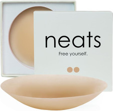 NEATS Nipple Covers for Women, Reusable Hypoallergenic Adhesive Silicone Pasti
