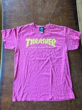 THRASHER SKATEBOARD MAGAZINE LOGO PINK MEDIUM SHIRT SKATEBOARDING