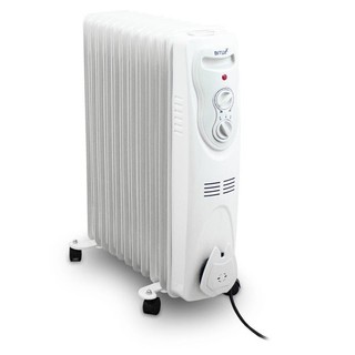 Ölradiator Heizkörper Raumheizer Elektrisch 2500 Watt 11 Rippen Weiß Gebraucht