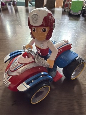Paw Patrol Ryder Figure Spin Master ATV 4 Wheeler Quad Vehicle Detachable Rider