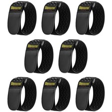 8 Pack Heavy Duty Multipurpose Hook and Loop Straps 12"x2" for Cables, Robes etc