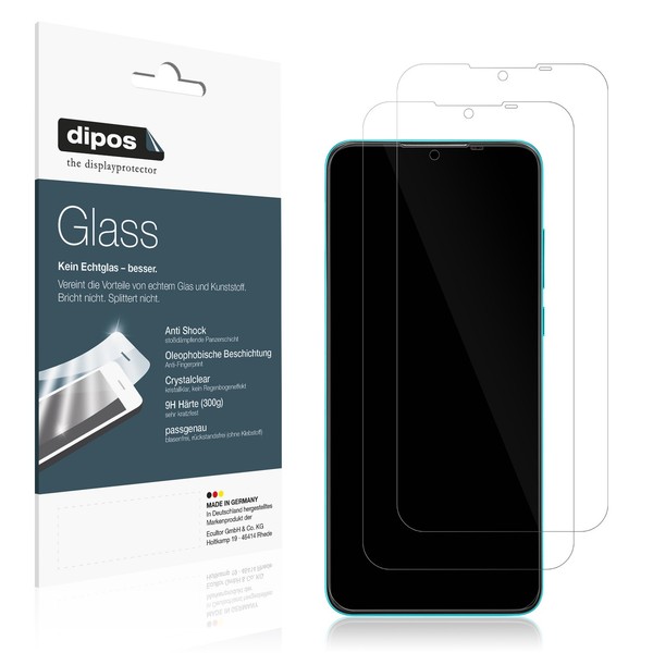 2X Schutzfolie FüR Lava Z6 - Anti-Shock 9H Folie Dipos Glass Kunststoffglas-image