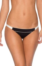 Swim Systems Women's On Point Black Renegate Micro Hipster Bikini Bottom