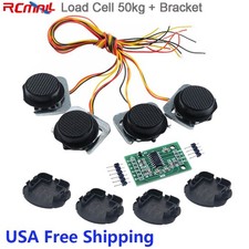 Load Cell 50kg Weight Sensor Half-bridge Strain Gauge Scale  HX711 Module USA