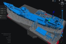 3D Printed 1/700 United States T3 Fleet Fuel Supply ship Unpainted