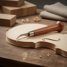 Schwarz-Weiß-Rillenschnittmesser Holzgriff Einlegeleisten-Reinigungswerkzeug