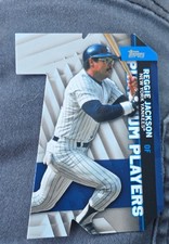 2021 Topps - Topps Platinum Players Die-Cuts Reggie Jackson #PDC-11 Blue
