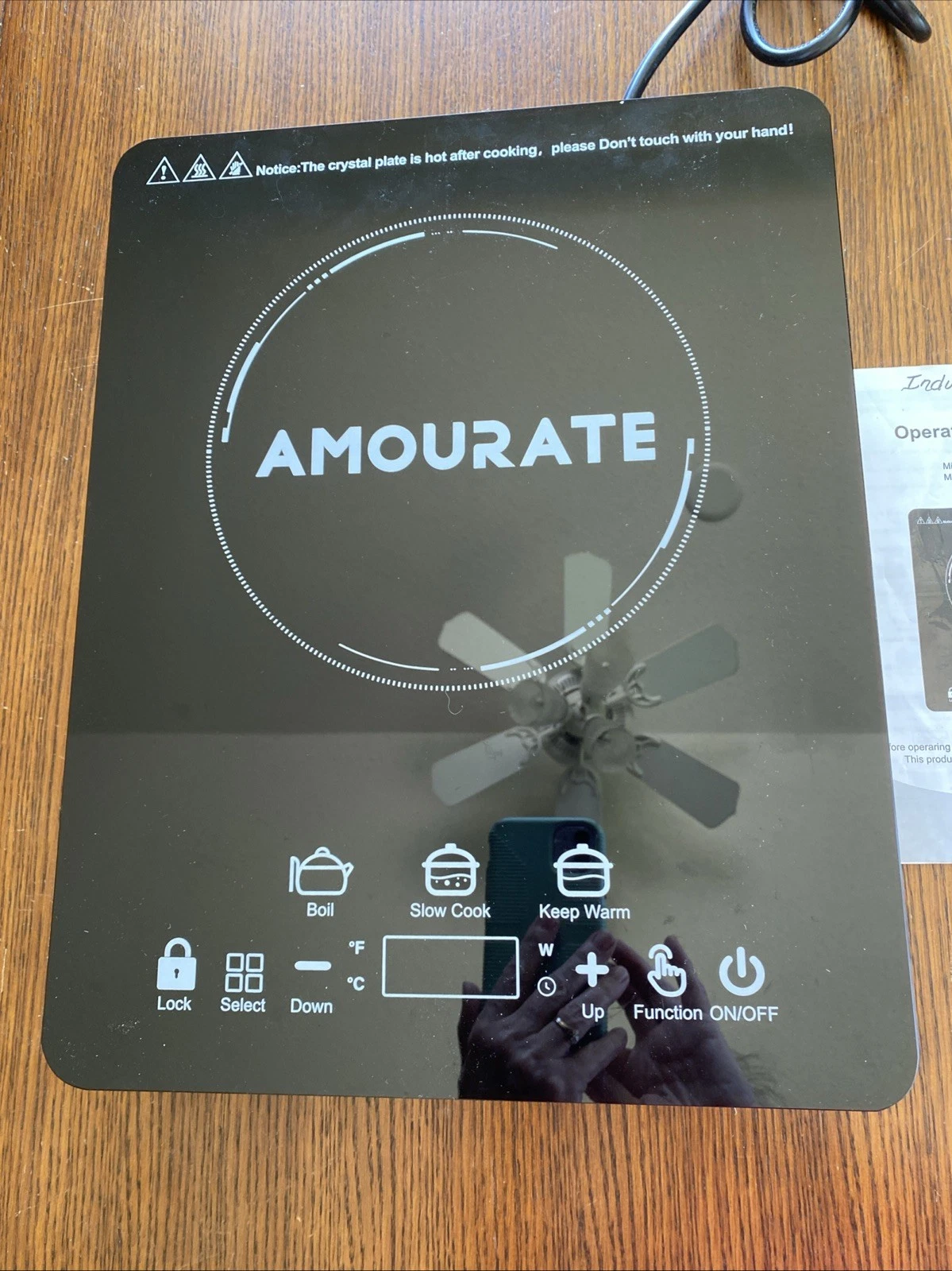 1800W Portable Induction Cooktop Counter Burner Black Model T500 Voltage 110V
Opens in a new window 