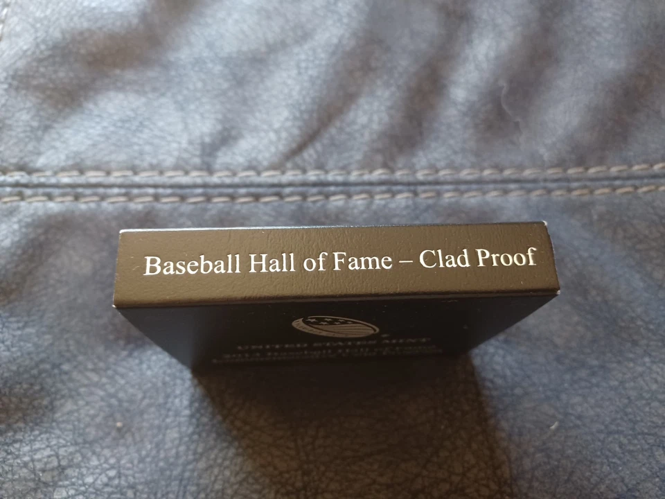 2014 S Proof Baseball Hall of Fame Clad Half Dollar ~ Curved Coin ~ OGP & COA - Image 3 of 3