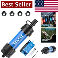 Compact Mini Water Filter with Drinking Pouch – Ideal for Emergency Preparedness