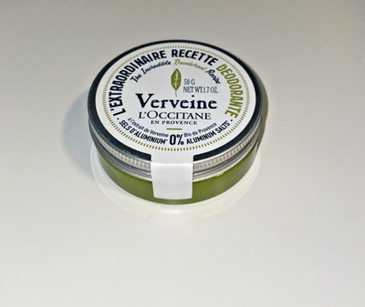 L'occitane Verveine Verbena Deodorant Balm 48 Hr 0% Aluminum Salts 1.7 oz / 50g