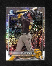 2025 Bowman Chrome - Ethan Salas Mini Diamond Refractor #BCP-169 Padres