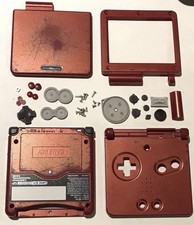 OEM Authentic Replacement Shell w/ Buttons Nintendo Game Boy Advance SP GBA Red