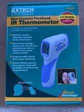 Extech Instruments Non-Contact Forehead IR Thermometer (IR200) New In Box