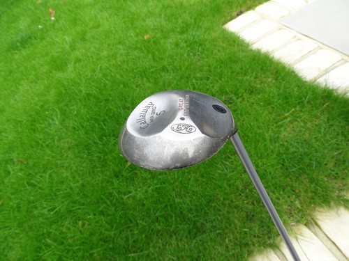 CALLAWAY TITANIUM GREAT BIG BERTHA WARBIRD 5 WOOD LOFT 18* GRAPHITE REG FLEX - Picture 2 of 13