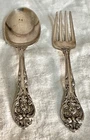 Vintage Gorham King Edward Sterling Childs Spoon & Fork, 45.7g, Marked