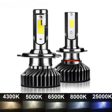 80W 14000LM Car Haedlight H4 H7 H1 LED H8 H9 H11 4300K Auto fog Lights