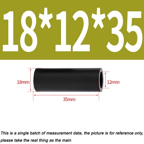 M5,M6,M7,M9, M11, M14,M16,M18 Nylon Plastic Spacers Standoff Black Round Washers - Picture 214 of 217