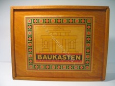 3) Alter Kinder Holz Baukasten Dr. K. Krieger Verlag Weinheim Baukl&ouml;tze vollst.