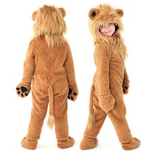 Boys Kids Lion King Costume Party Simba Book Week Jumpsuit Cosplay Animal Zoo