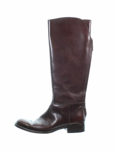 LORO PIANA Stivali tacco medio in pelle marrone, UK 3.5 US 6.5 EU 36.5 |  eBay