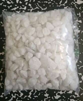 8oz Bag of White Marble Chips