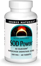 Source Naturals, SOD Power (  Superoxide Dismutase) 250 mg -60 Tablets