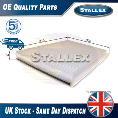 Fits Mercedes E-Class 2002-2009 CLS 2004-2010 Cabin Filter Stallex #1