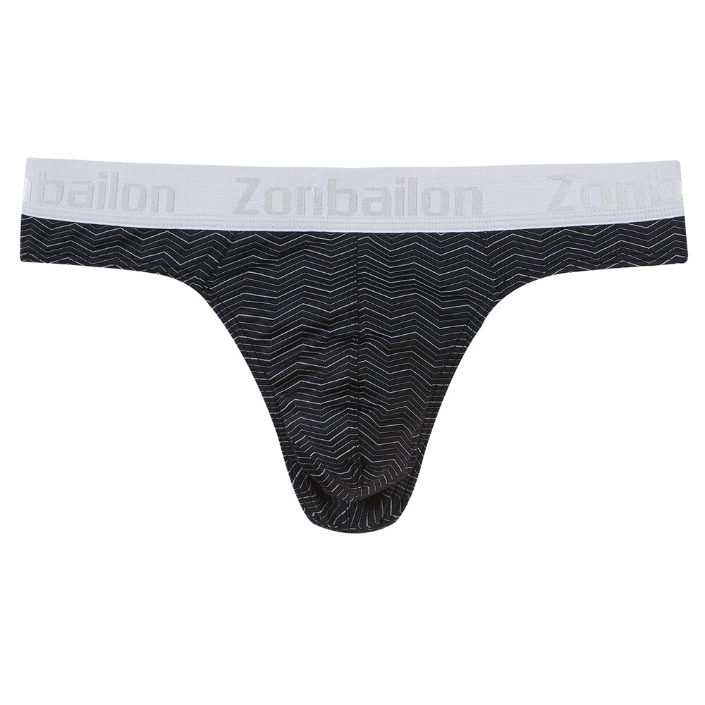 Zonbailon Mens Athletic Thongs Underwear Sexy Man Thong G String Hot T-Back