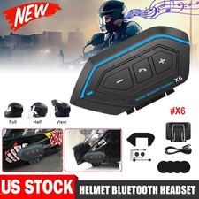 Wireless Bluetooth Helmet Headset Speaker Headphone Mic for Motorcycle Handsfree