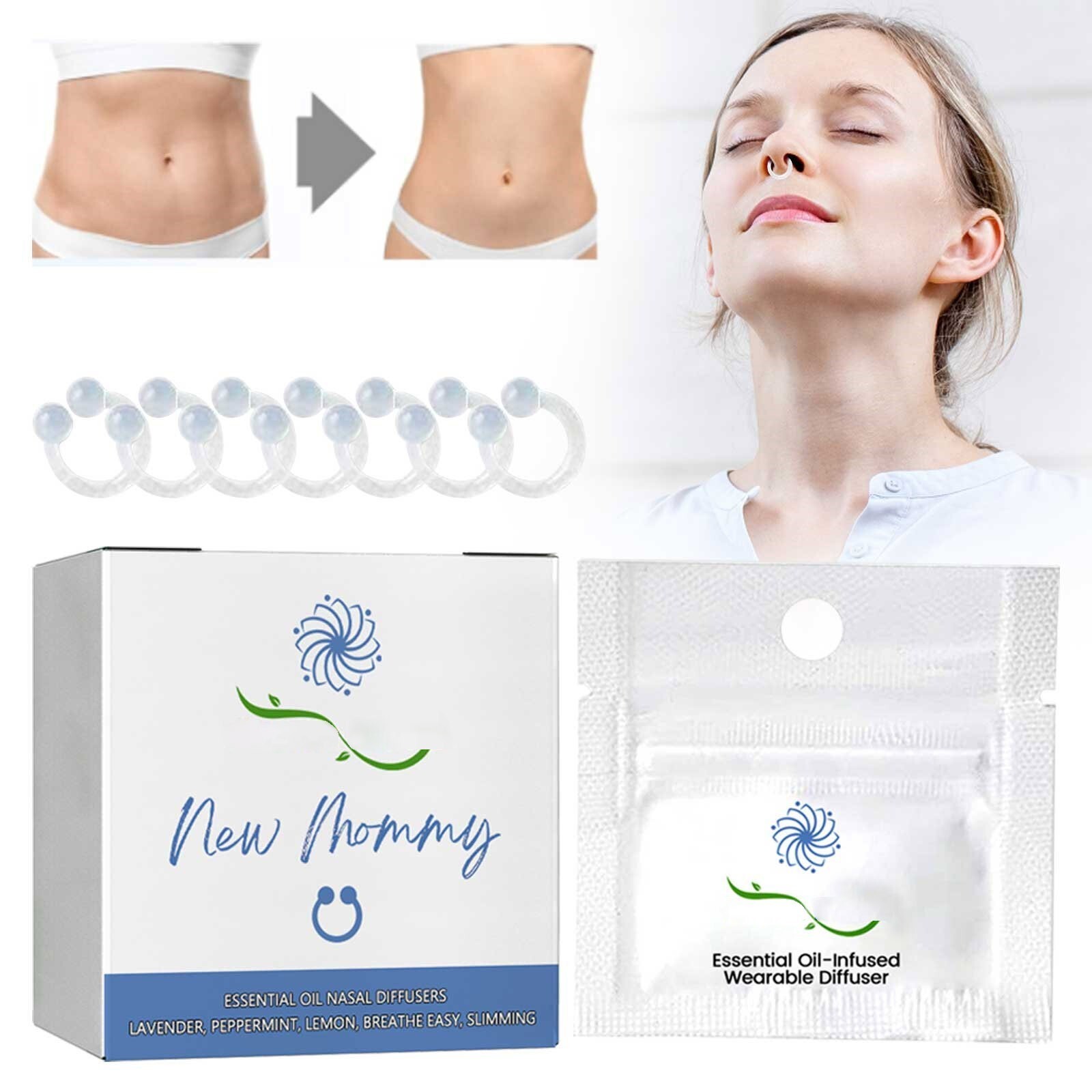 7x Slimming Detoxifying Essential Oil Nose Ring Detoxifying Slimming Weight Loss eBay