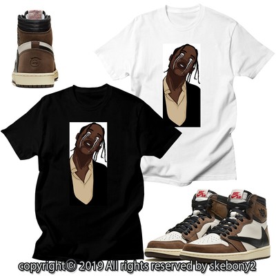 travis x jordan shirt