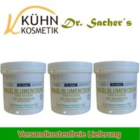 Dr. Sachers Ringelblumen Creme Salbe Mit Sanddorn-ÖL 3 X 250Ml Haut Pflege Creme