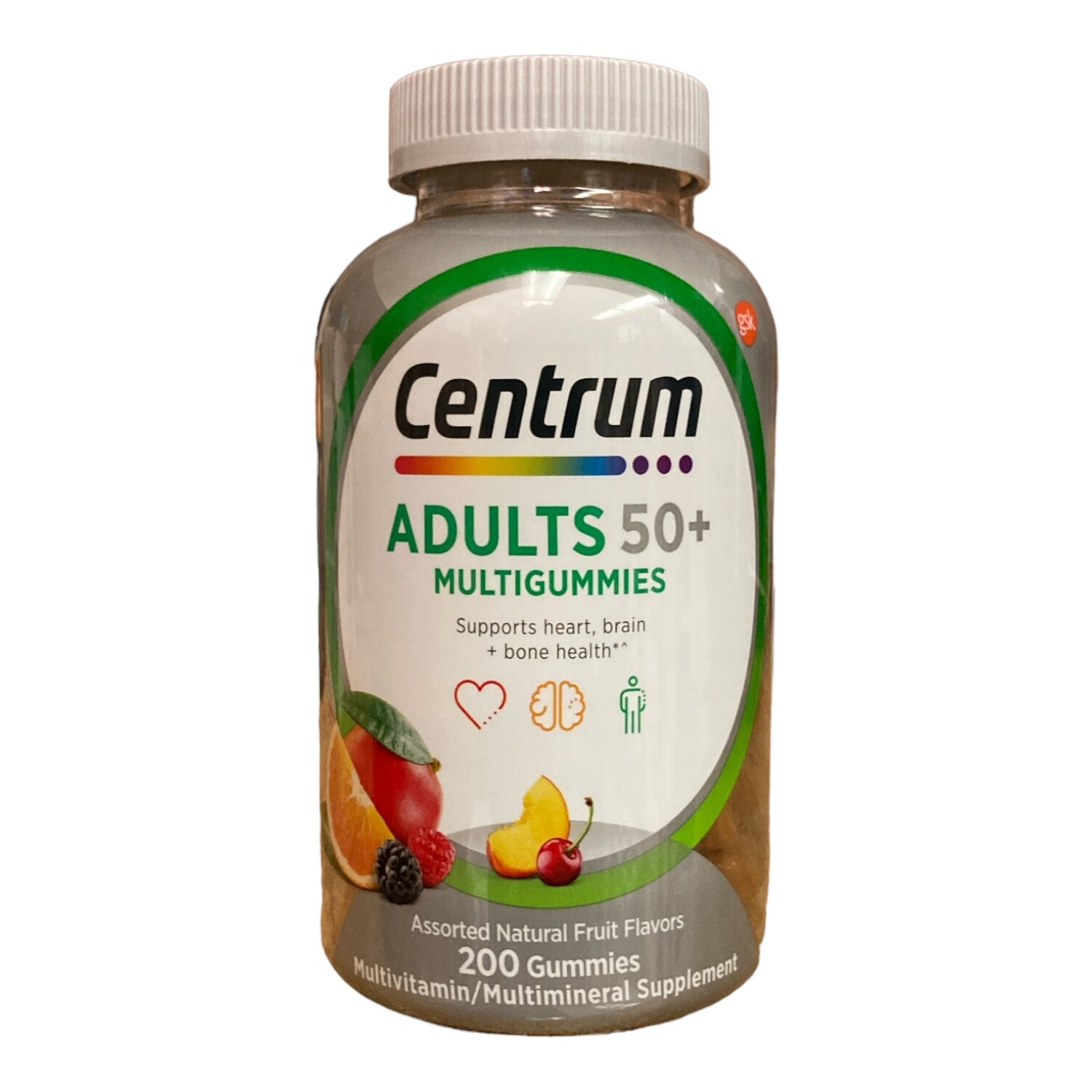 Мультивитаминные жевательные резинки Centrum MultiGummies для взрослых 50 штук 200 штук 4190₽