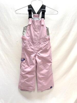 Roxy Toddler Lola Snow Ski Snowboard Winter Bib Pant Dawn Pink Sz 3 NEW